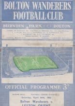 Bolton Wanderers v Leyton Orient 24-Apr-1965