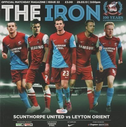 Scunthorpe United v Leyton Orient 29-Mar-2013