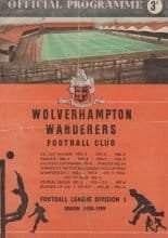 Wolverhampton Wanderers v Preston North End 08-Nov-1958