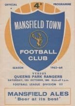 Mansfield Town v Queens Park Rangers 12-Oct-1963