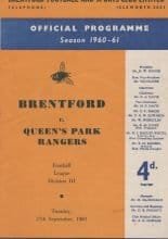 Brentford v Queens Park Rangers 27-Sep-1960