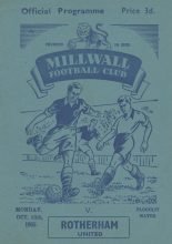 Millwall v Rotherham United  10-Oct-1955