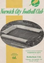 Norwich City v Rotherham United 13-Sep-1967