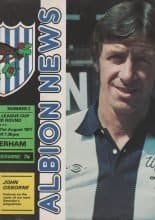 West Bromwich Albion v Rotherham United   31-Aug-1977