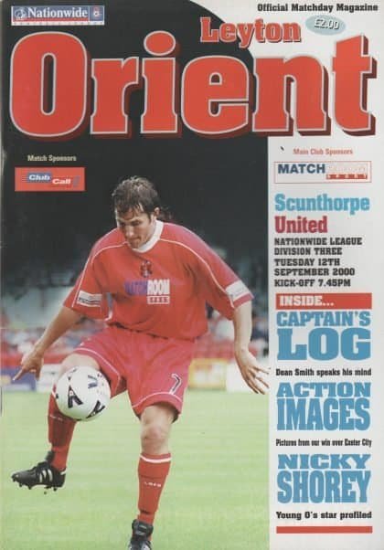 Leyton Orient v Scunthorpe United 12-Sep-2000