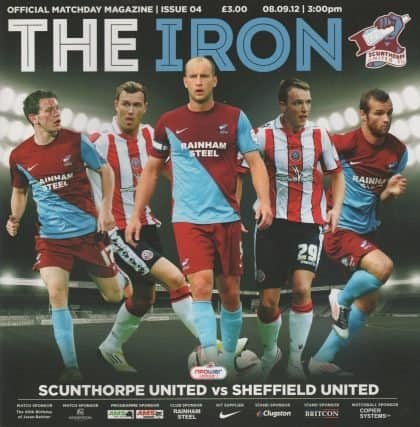 Scunthorpe United v Sheffield United  08-Sep-2012