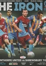 Scunthorpe United v Shrewsbury Town  05-Jan-2013