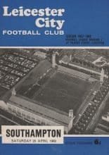 Leicester City v Southampton  20-Apr-1968