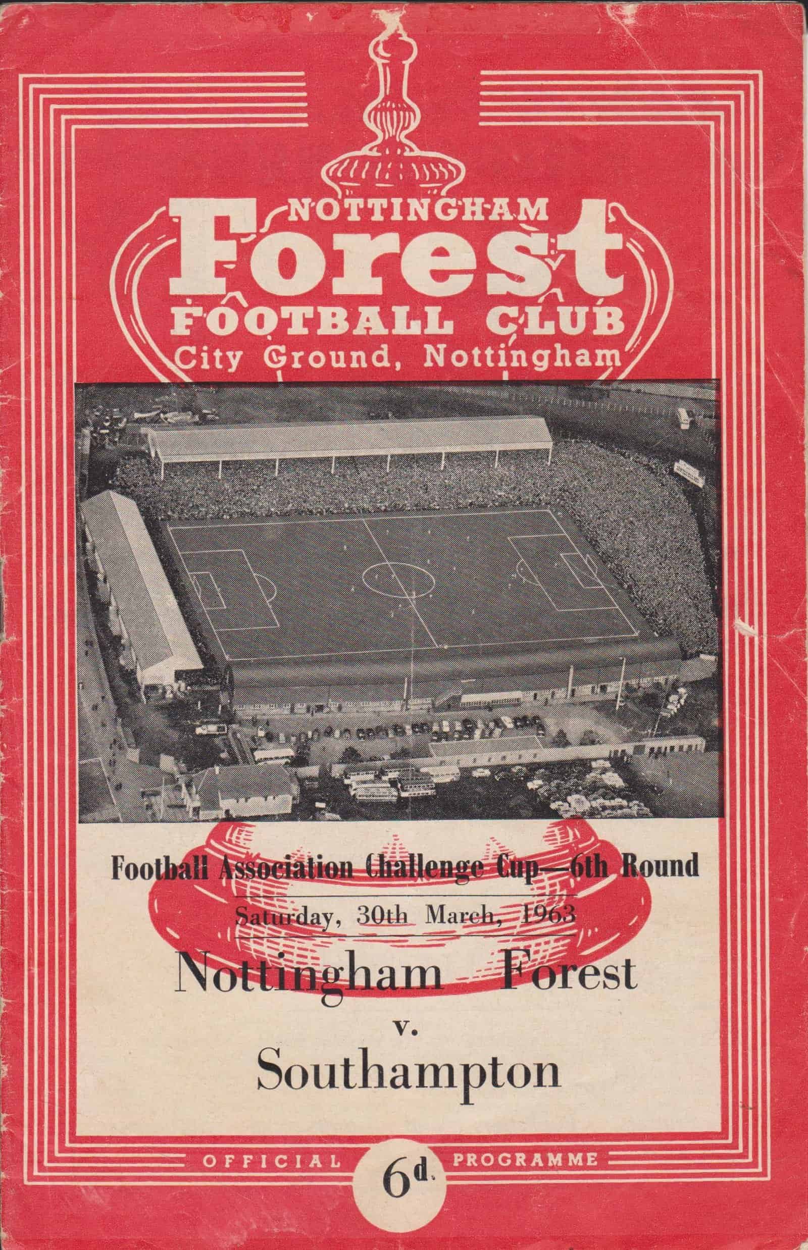 Nottingham Forest v Southampton 30-Mar-1963