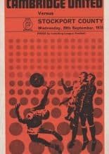Cambridge United v Stockport County  20-Sep-1972