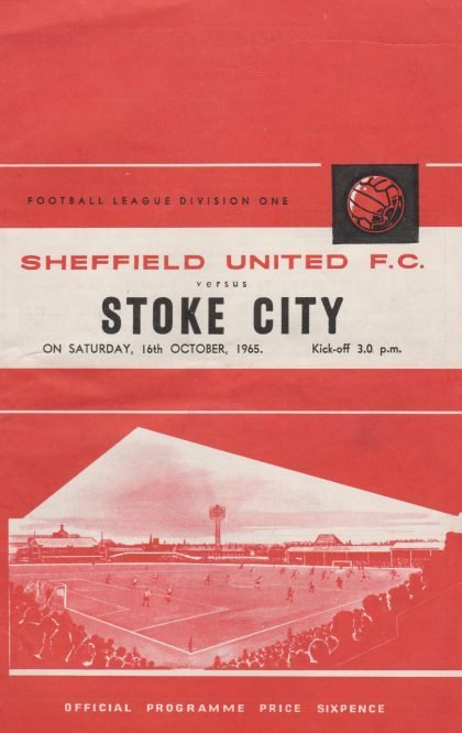 Sheffield United v Stoke City  16-Oct-1965