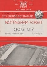 Nottingham Forest v Stoke City 19-Mar-1966