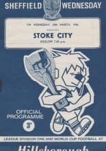 Sheffield Wednesday v Stoke City 30-Mar-1966