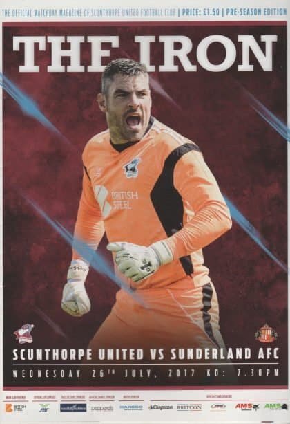 Scunthorpe United v Sunderland  26-Jul-2017