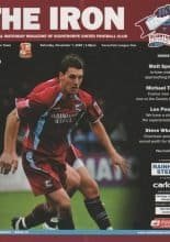 Scunthorpe United v Swindon Town  01-Nov-2008