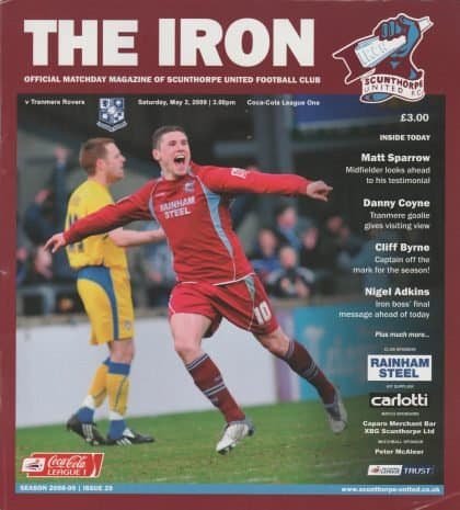 Scunthorpe United v Tranmere Rovers   02-May-2009