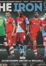 Scunthorpe United v Walsall 13-Apr-2013