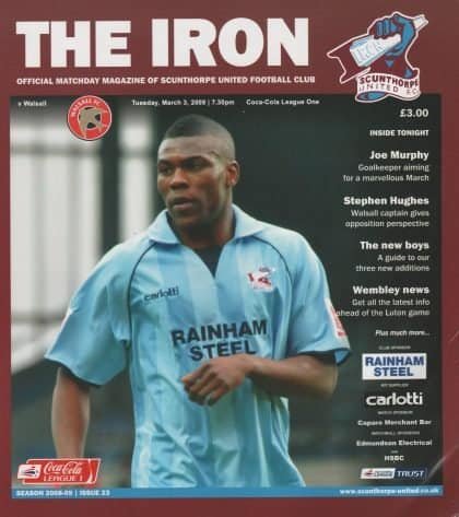 Scunthorpe United v Walsall  03-Mar-2009