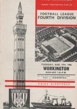 Grimsby Town v Workington  27-Aug-1968