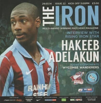 Scunthorpe United v Wycombe Wanderers 29-Mar-2014