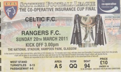 Glasgow Celtic v Glasgow Rangers  20-Mar-2011