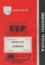 Exeter City v Aldershot 14-May-1977