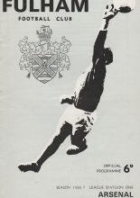 Fulham v Arsenal  19-Apr-1967