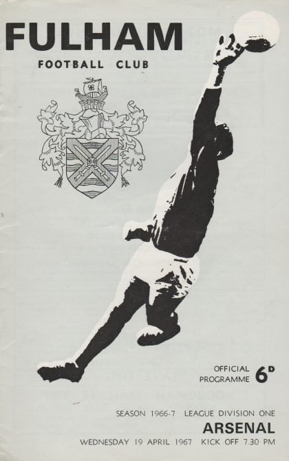 Fulham v Arsenal  19-Apr-1967