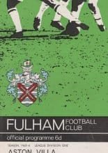 Fulham v Aston Villa  18-Sep-1965