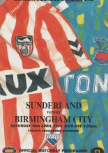 Sunderland v Birmingham City  10-Apr-1993