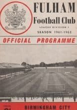 Fulham v Birmingham City  16-Dec-1961