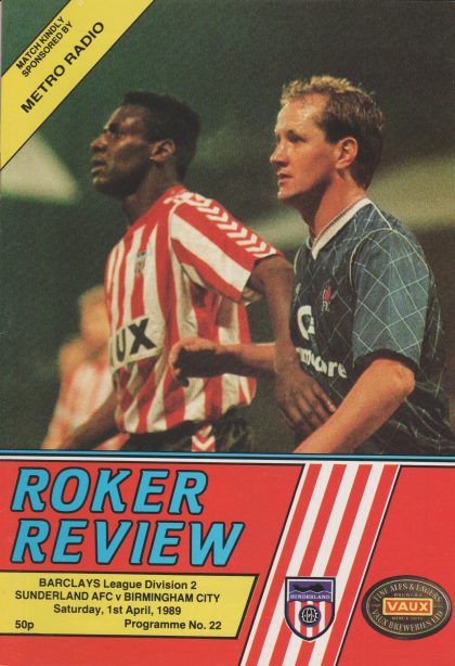 Sunderland v Birmingham City  01-Apr-1989