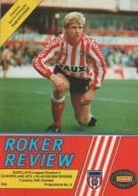 Sunderland v Blackburn Rovers  25-Oct-1988
