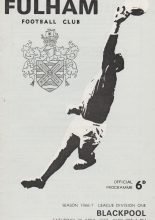 Fulham v Blackpool   29-Apr-1967