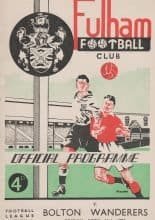 Fulham v Bolton Wanderers  11-Apr-1952