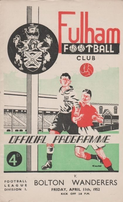 Fulham v Bolton Wanderers  11-Apr-1952