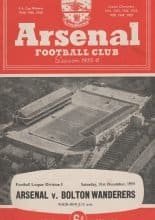Arsenal v Bolton Wanderers 31-Dec-1955