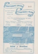 Scunthorpe United v Brentford  26-Mar-1965