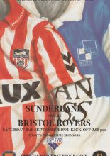 Sunderland v Bristol Rovers 26-Sep-1992