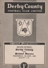Derby County v Bristol Rovers 03-Sep-1958