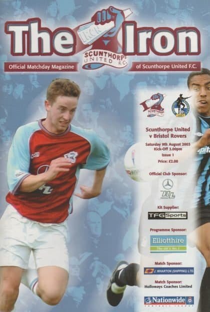 Scunthorpe United v Bristol Rovers  09-Aug-2003