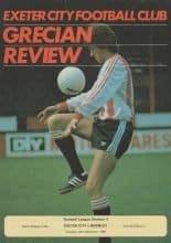 Exeter City v Burnley 13-Sep-1980