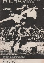 Fulham v Burnley  28-Dec-1964