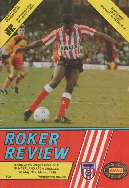 Sunderland v Chelsea  21-Mar-1989