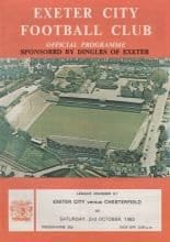 Exeter City v Chesterfield 02-Oct-1982