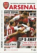 Arsenal v 1FC Cologne   14-Sep-2017