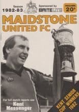 Maidstone United v Dagenham 27-Dec-1982