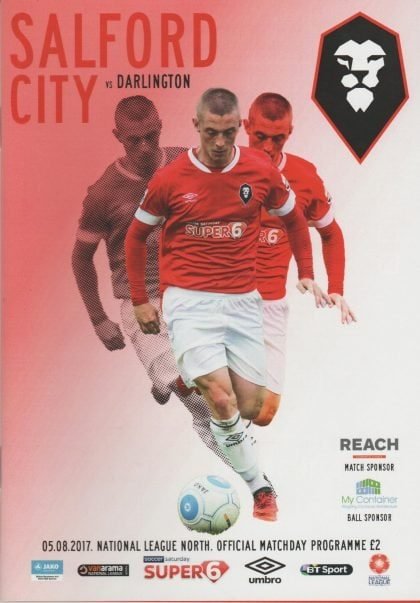 Salford City v Darlington  05-Aug-2017