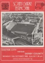 Exeter City v Derby County 13-Oct-1980