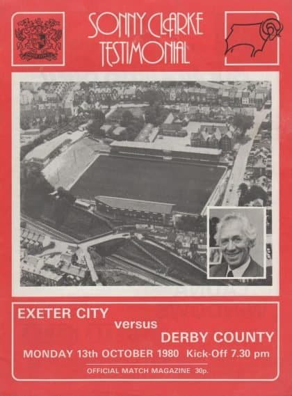 Exeter City v Derby County  13-Oct-1980